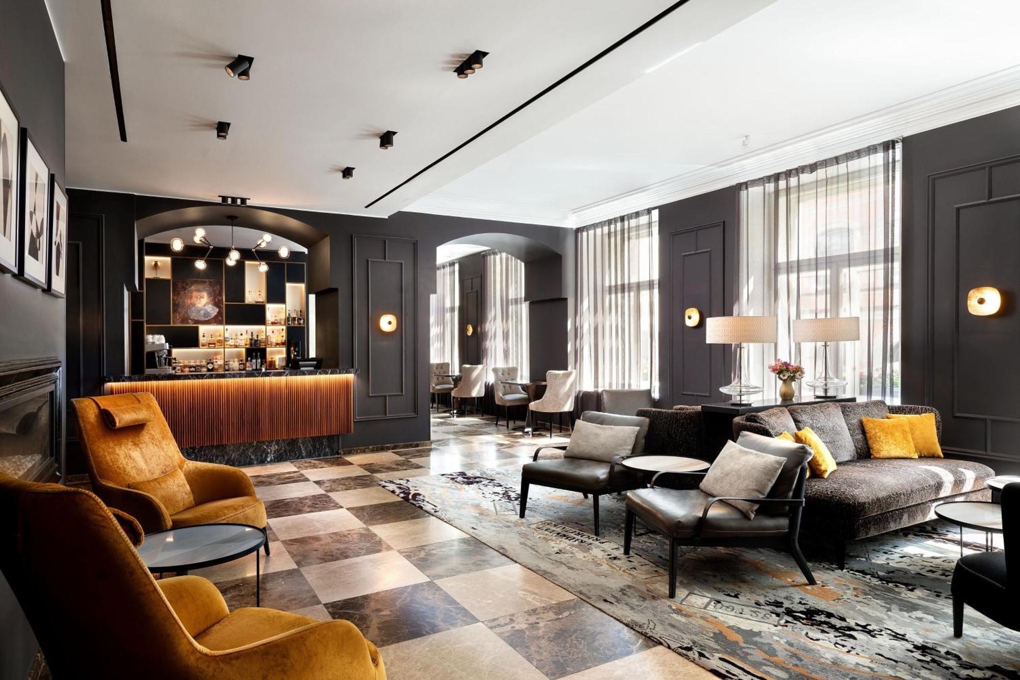 Hotel Telegraaf, Autograph Collection Tallinn Bagian luar foto The lounge at the hotel